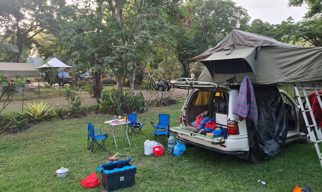 rooftop tent camping uganda